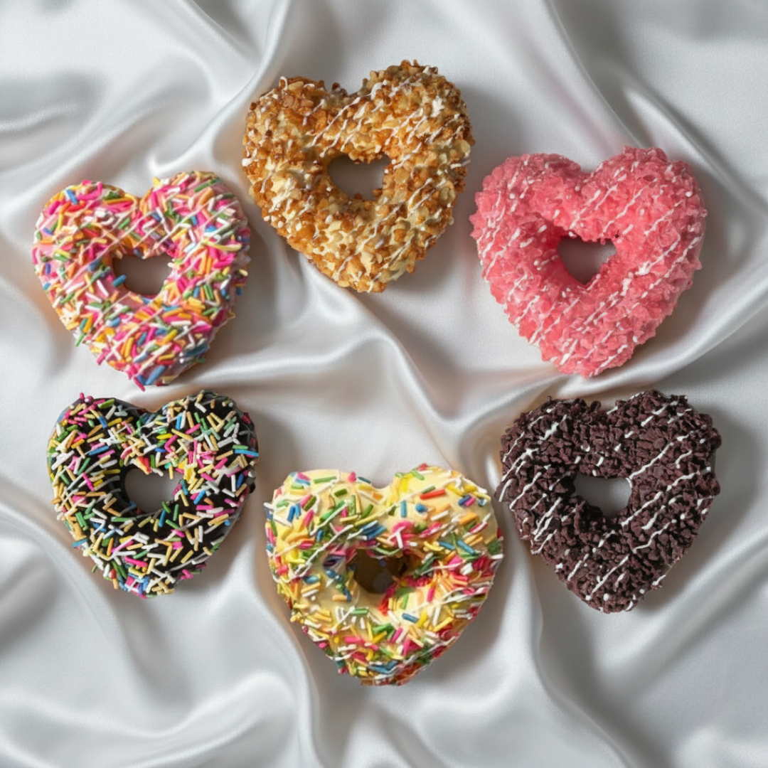 Heart-Shaped Donut Soap Collection