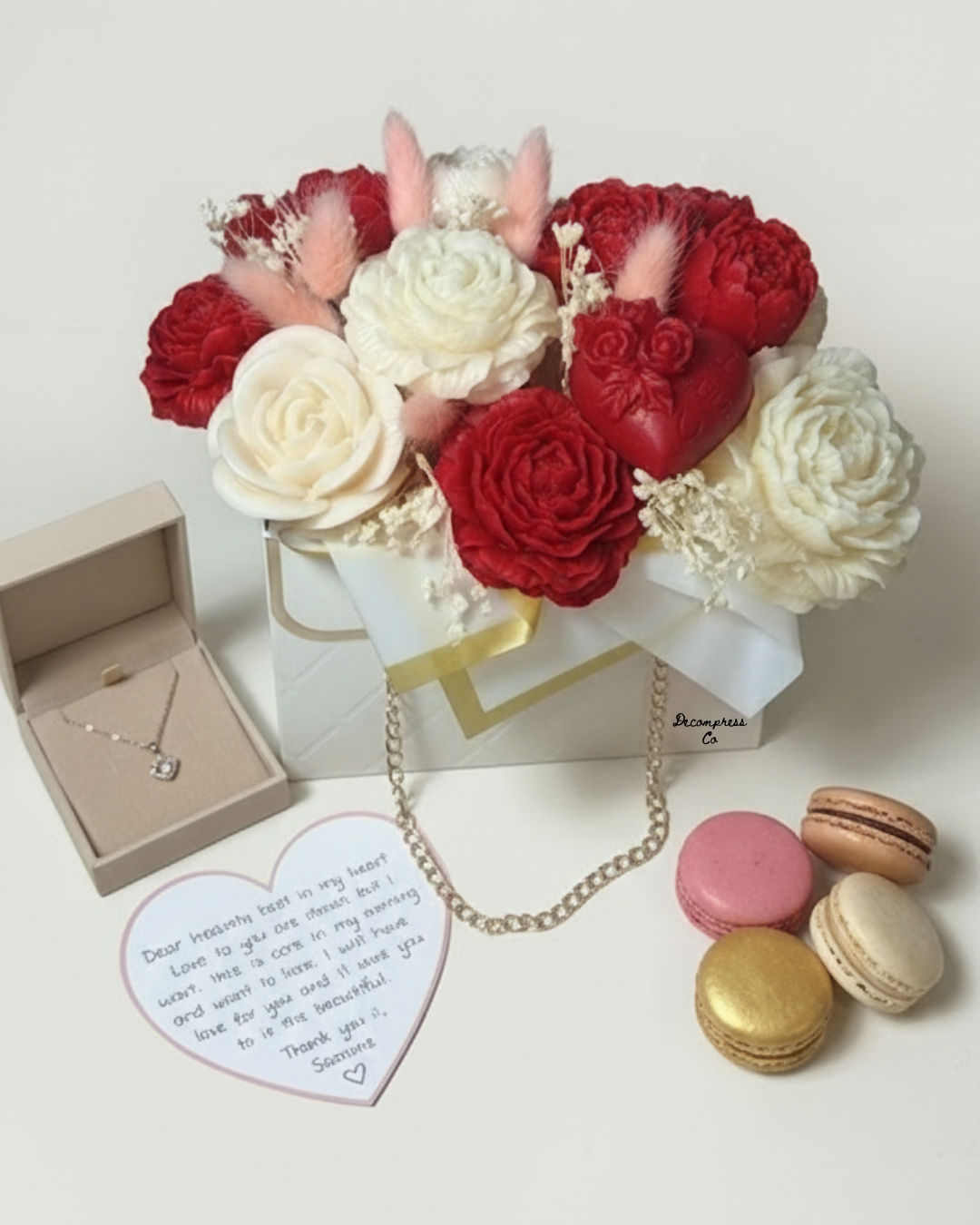 Flower Bouquet Candle Purse