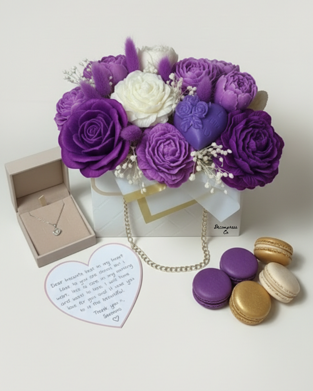 Flower Bouquet Candle Purse