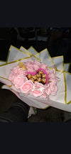 Flower Bouquet with Chocolate Heart